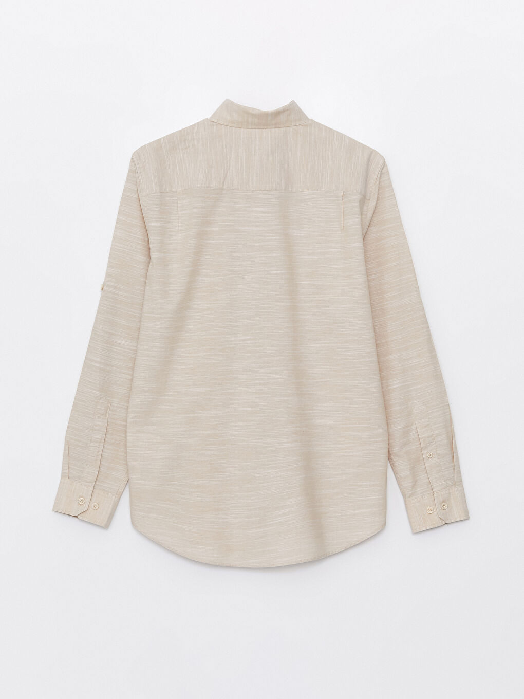 Ерлерге арналған ұзын жеңді стандартты пішімді жейде-7