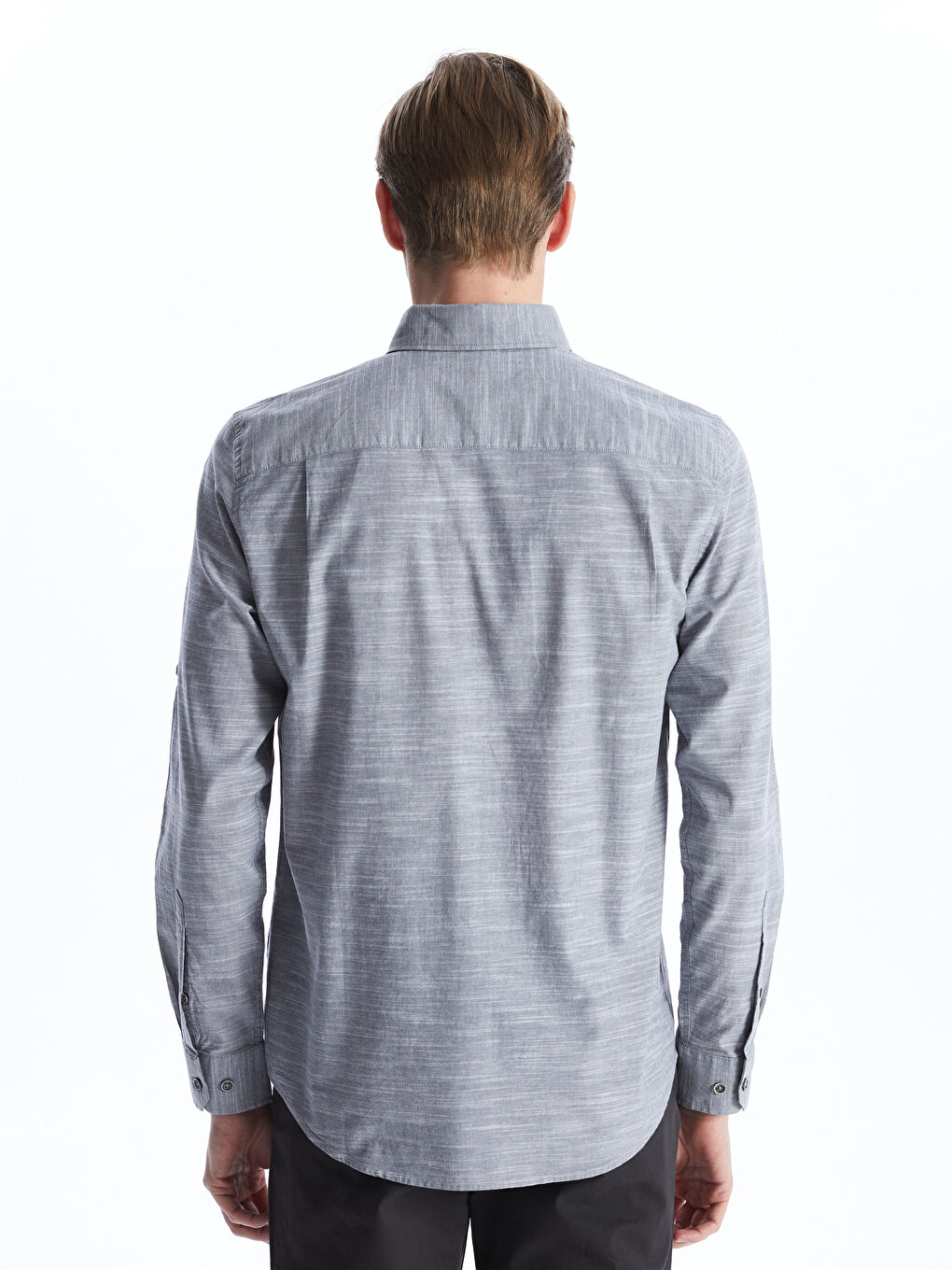 LCWAIKIKI Classic Regular Fit Long Sleeve Men's Shirt -S41947Z8-CWN