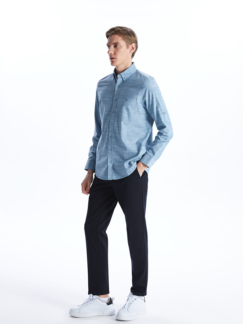 Muška košulja dugih rukava regular fit kroja -S41947Z8-MRB