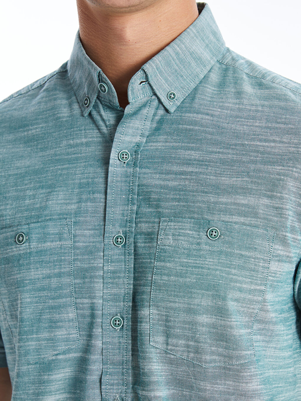 Regular Fit Short Sleeve Men's Shirt -S41954Z8-CS4