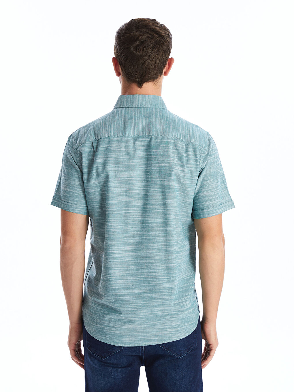 Regular Fit Short Sleeve Men's Shirt -S41954Z8-CS4