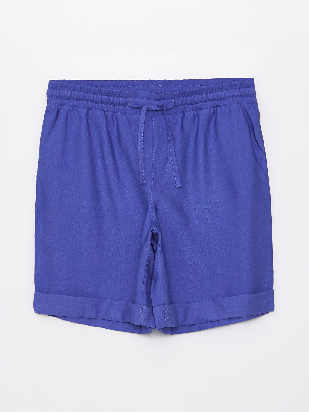 Pantaloni Scurți pentru Gravide cu Talie Elastică și Croială Lejeră-4