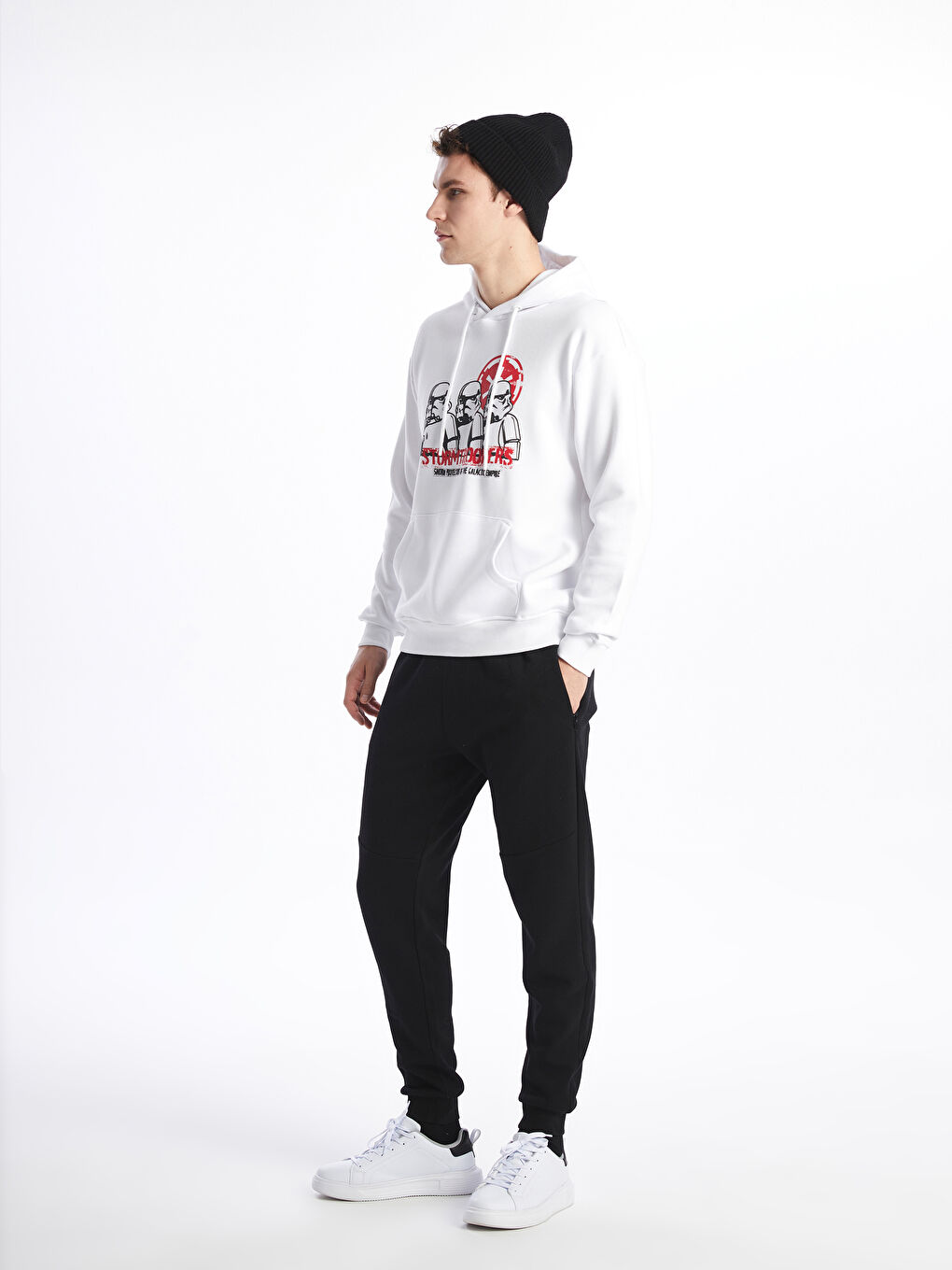 ерлерге арналған тар пішім джоггер спорттық шалбары-1