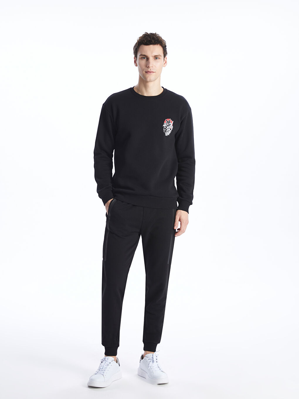 Muška džoger trenerka donji deo slim fit -S42008Z8-CVL