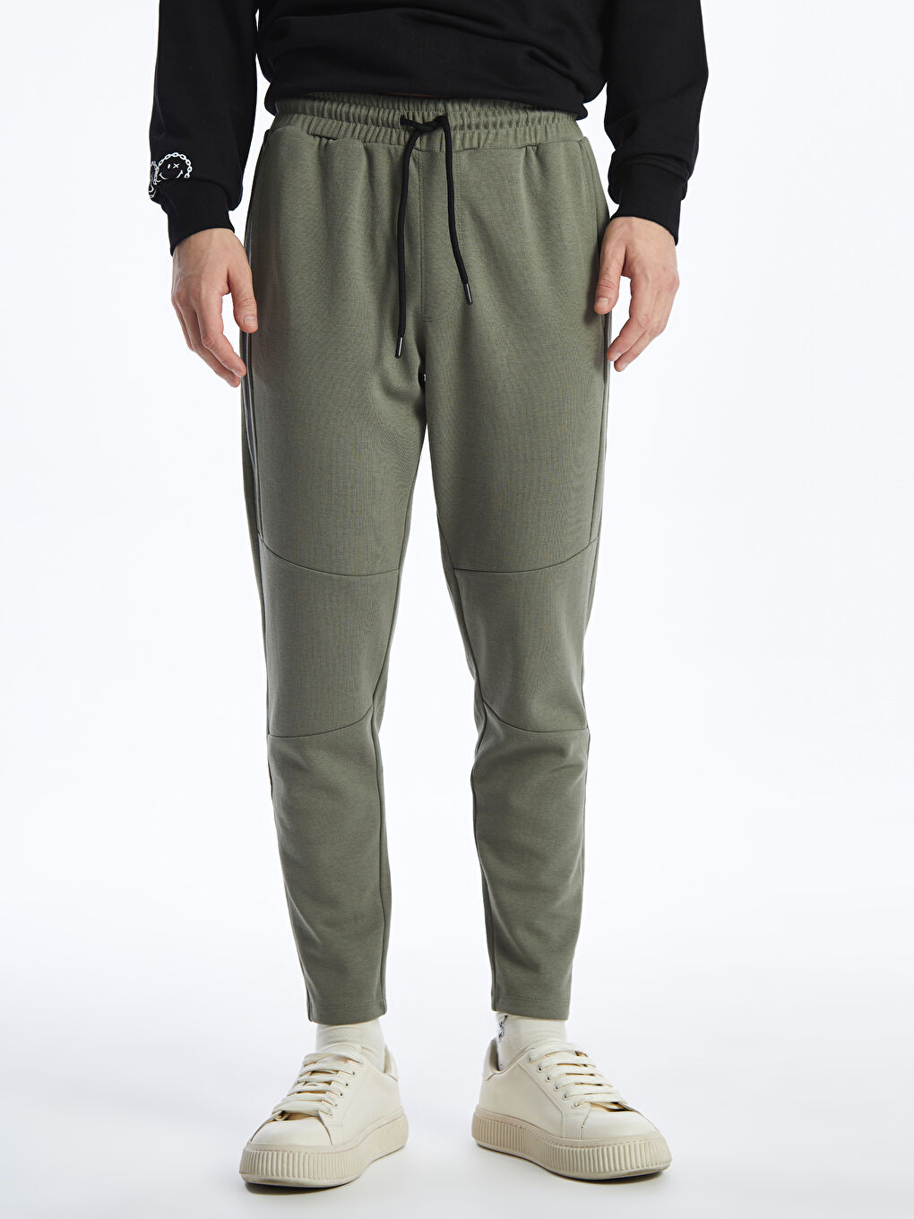 ерлерге арналған тар пішім джоггер спорттық шалбары-3