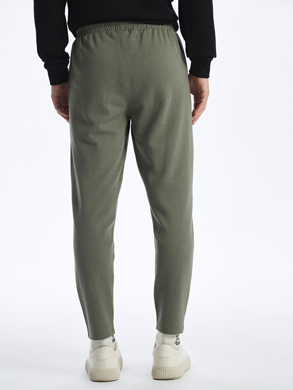 ерлерге арналған тар пішім джоггер спорттық шалбары-4