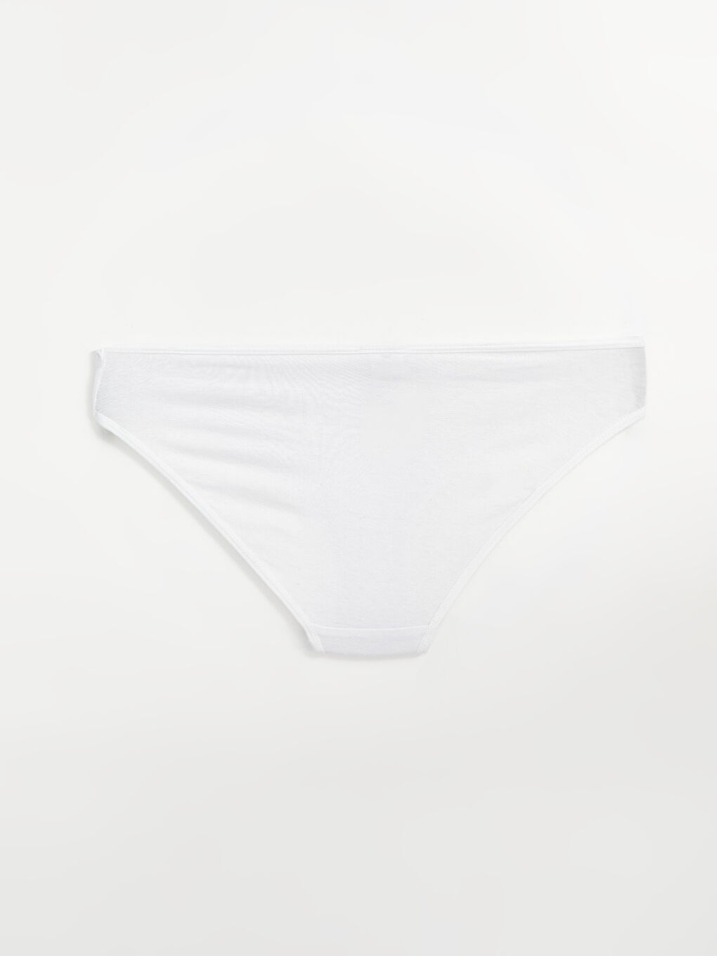 Beyaz Düz Bikini Külot-1