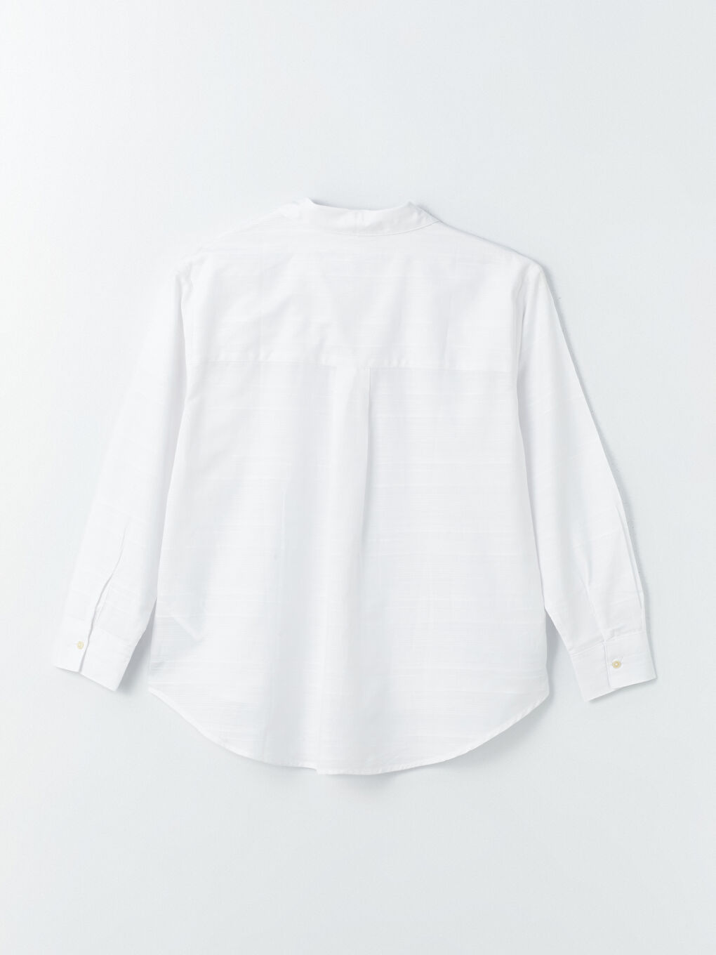 LCW Vision Plain Long Sleeve Oversize Dobby Women's Shirt -S42077Z8-LJX