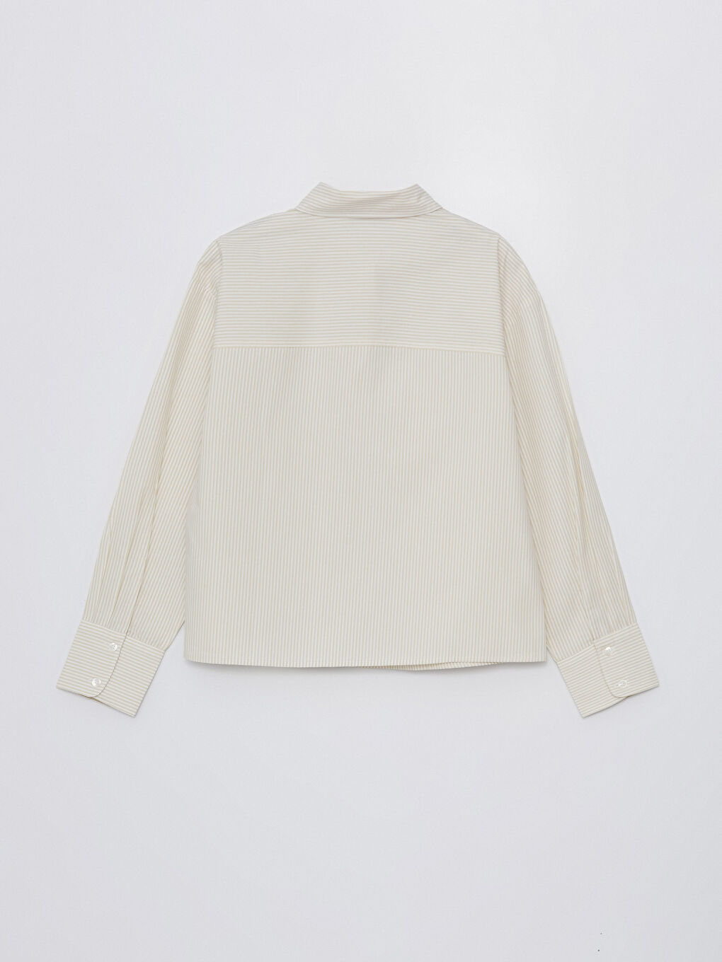 LCW Vision Striped Long Sleeve Poplin Women's Shirt -S42080Z8-LE8