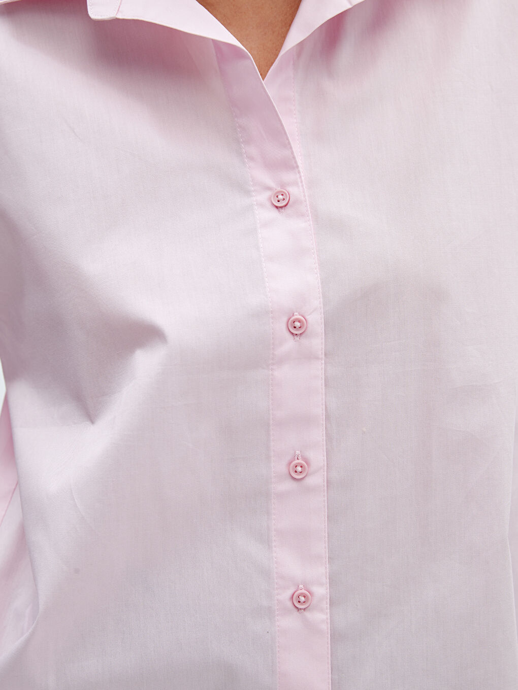 LCW Vision Oversize Poplin Women's Shirt -S42085Z8-QY8