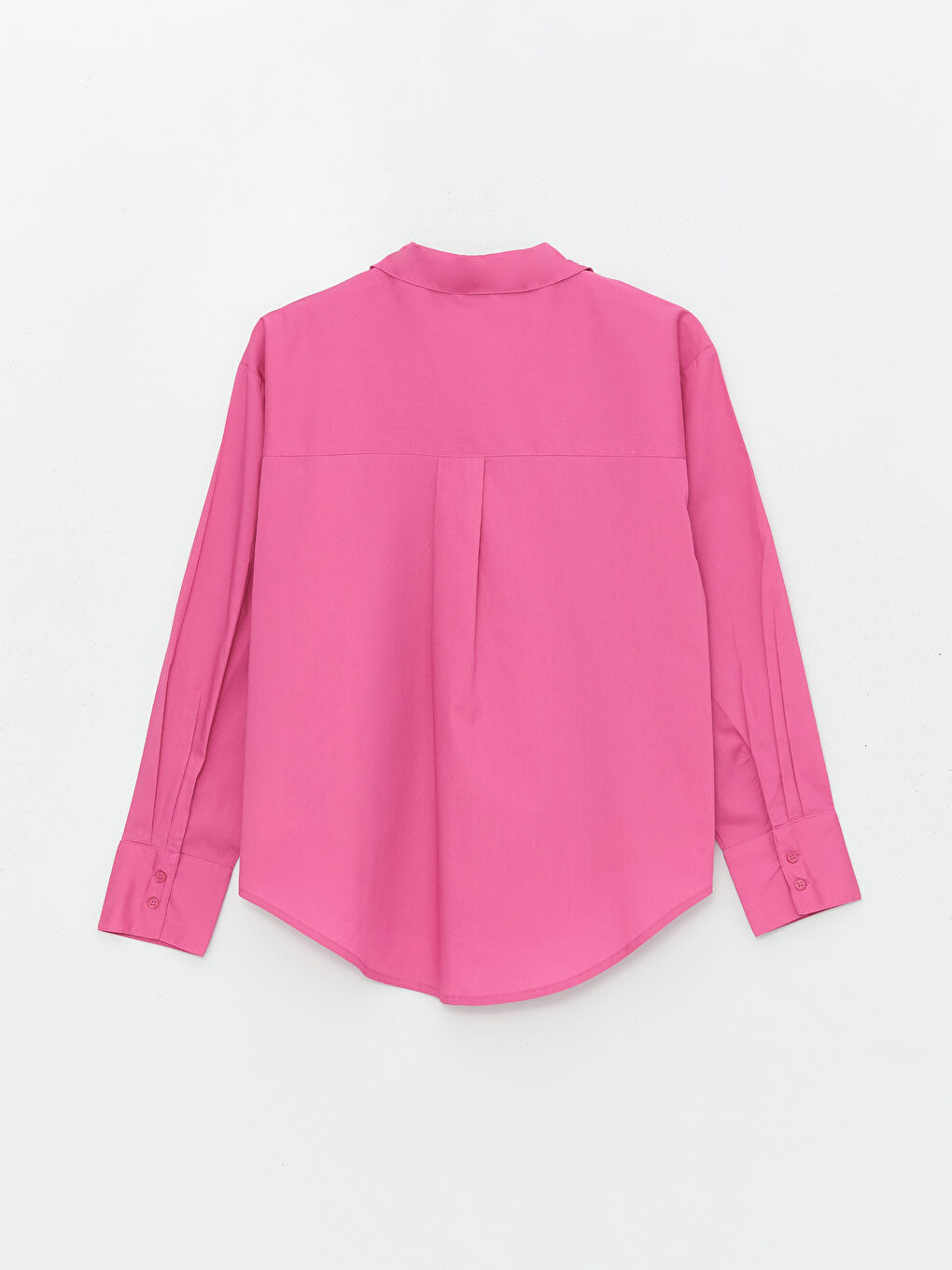 Oversize Poplin Women's Shirt -S42085Z8-E88