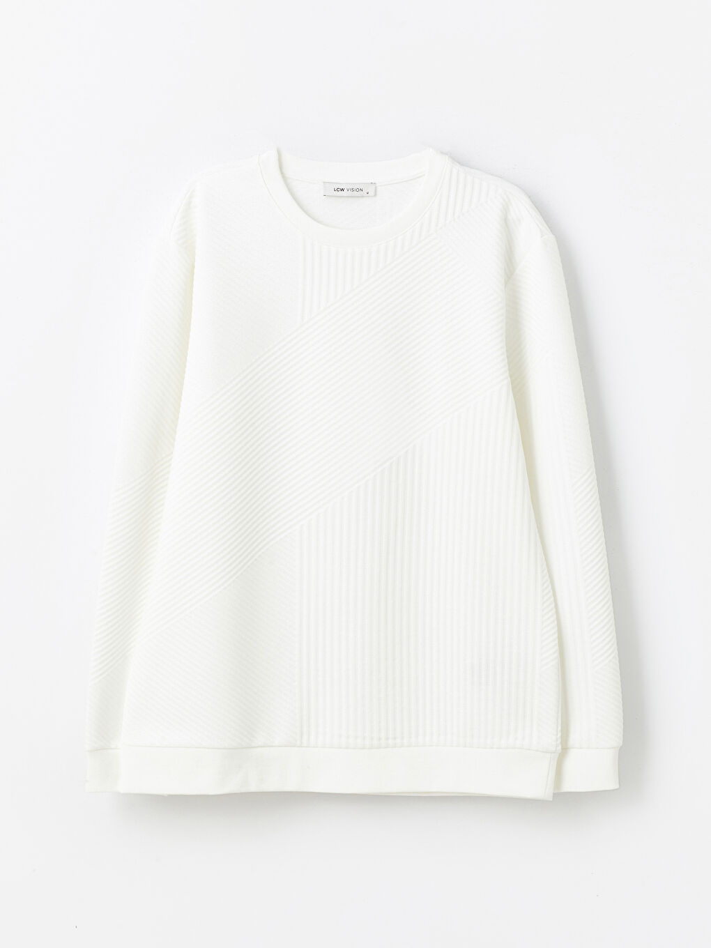 Crew Neck Long Sleeve Men's Sweatshirt -S42094Z8-R9J