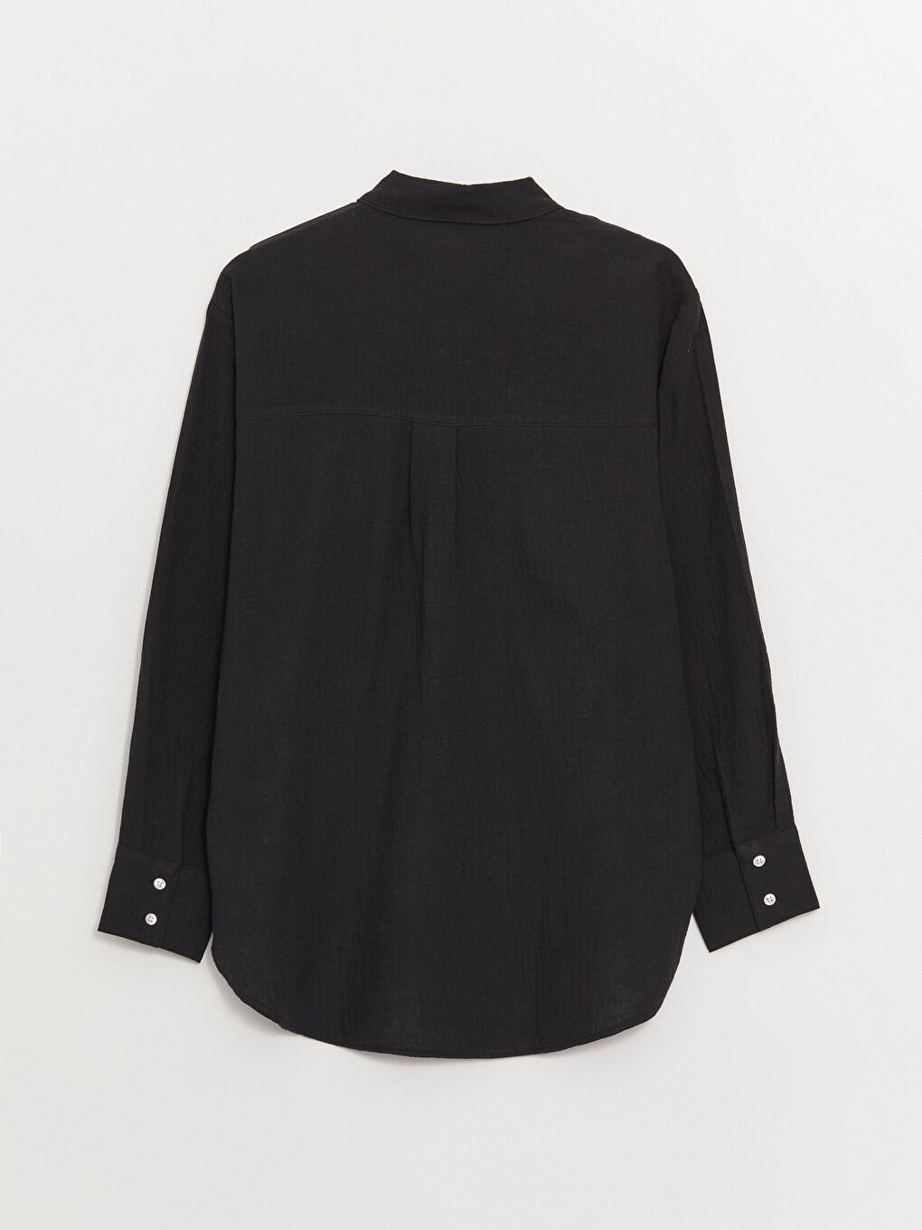 LCW Vision Plain Long Sleeve Oversize Muslin Women's Shirt -S42109Z8-CVL