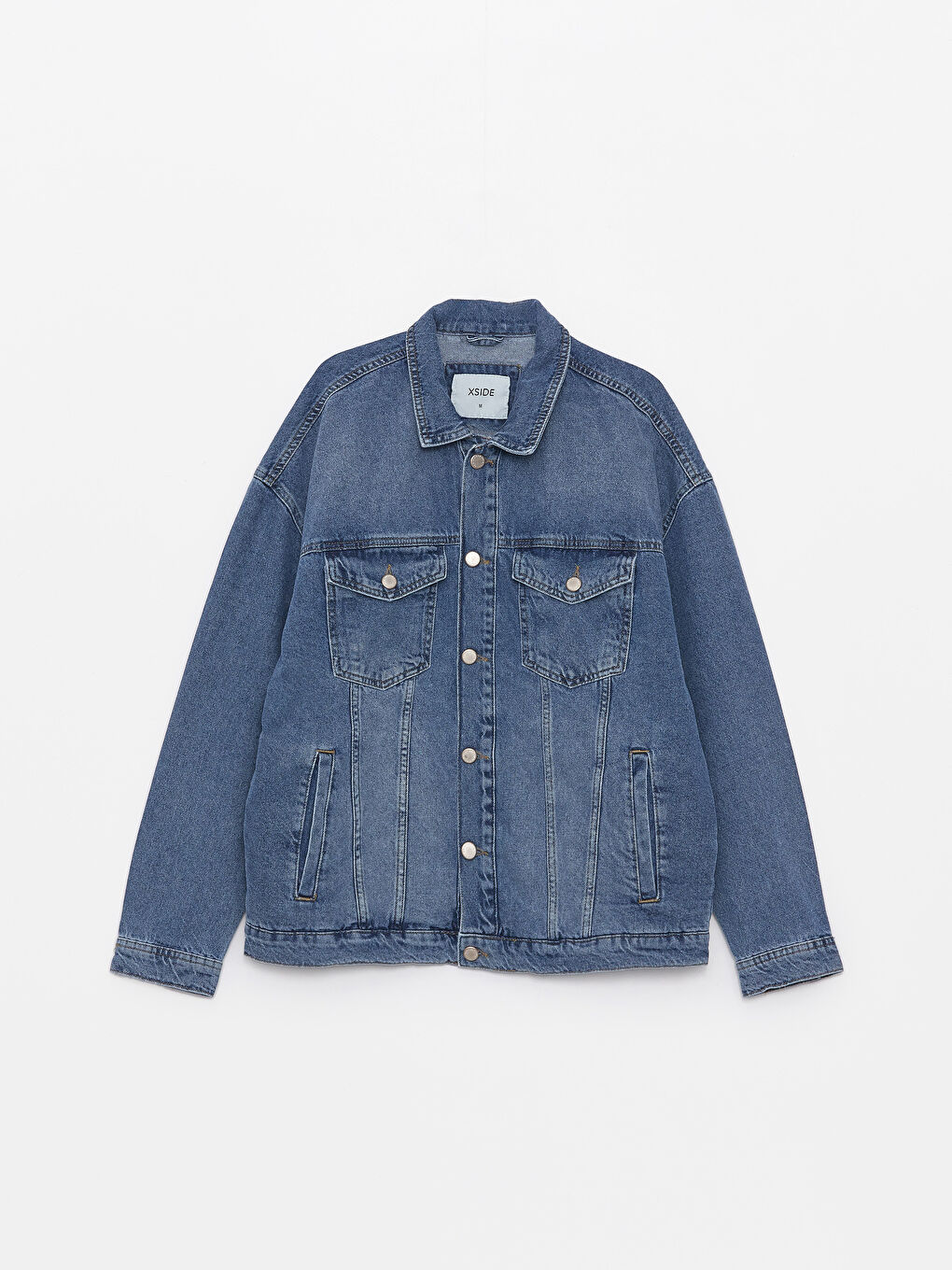 Casual Fit Men's Jean Jacket -S42122Z8-H45