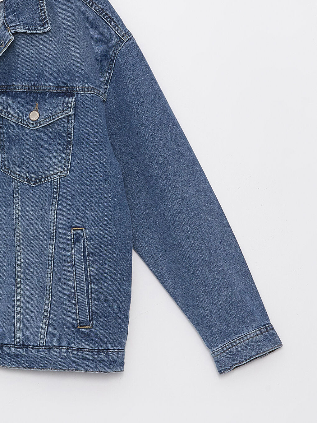 Casual Fit Men's Jean Jacket -S42122Z8-H45