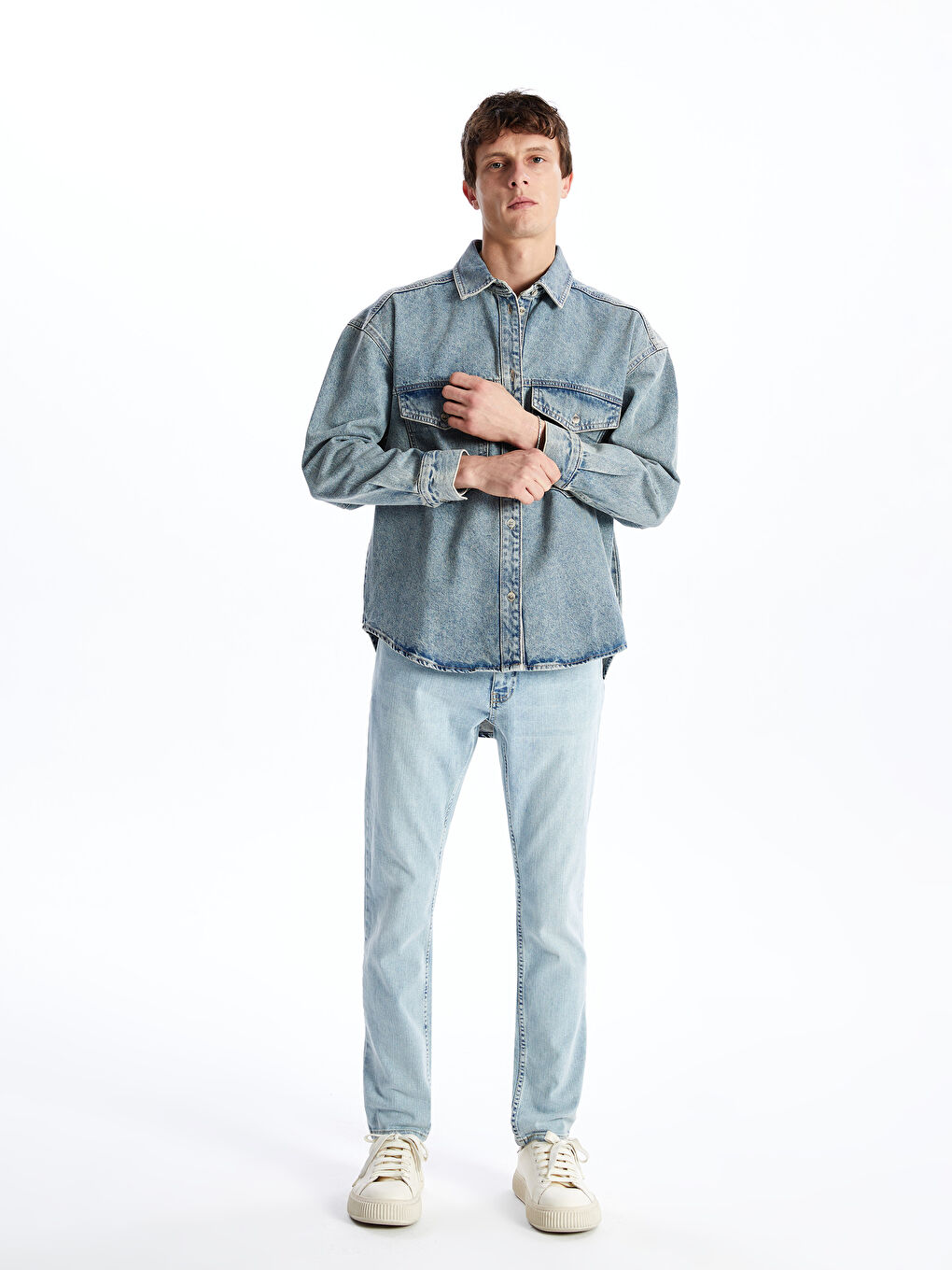 LCW Jeans Açık İndigo Rodeo 760 Skinny Fit Erkek Jean Pantolon - 1