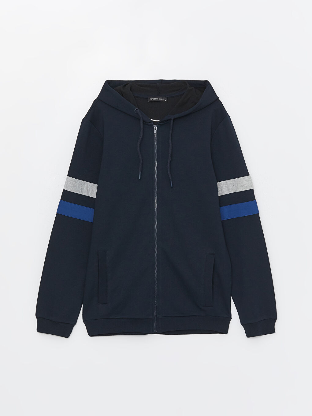 LCWAIKIKI Classic Hooded Long Sleeve Men's Zip-Up Sweatshirt -S42313Z8-RFH