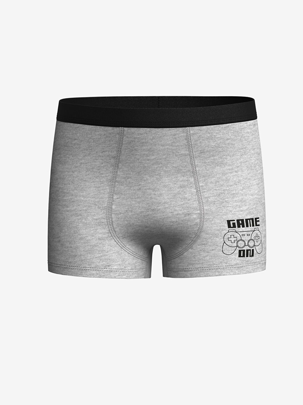 Turuncu Baskılı Erkek Çocuk Boxer 3'lü-3