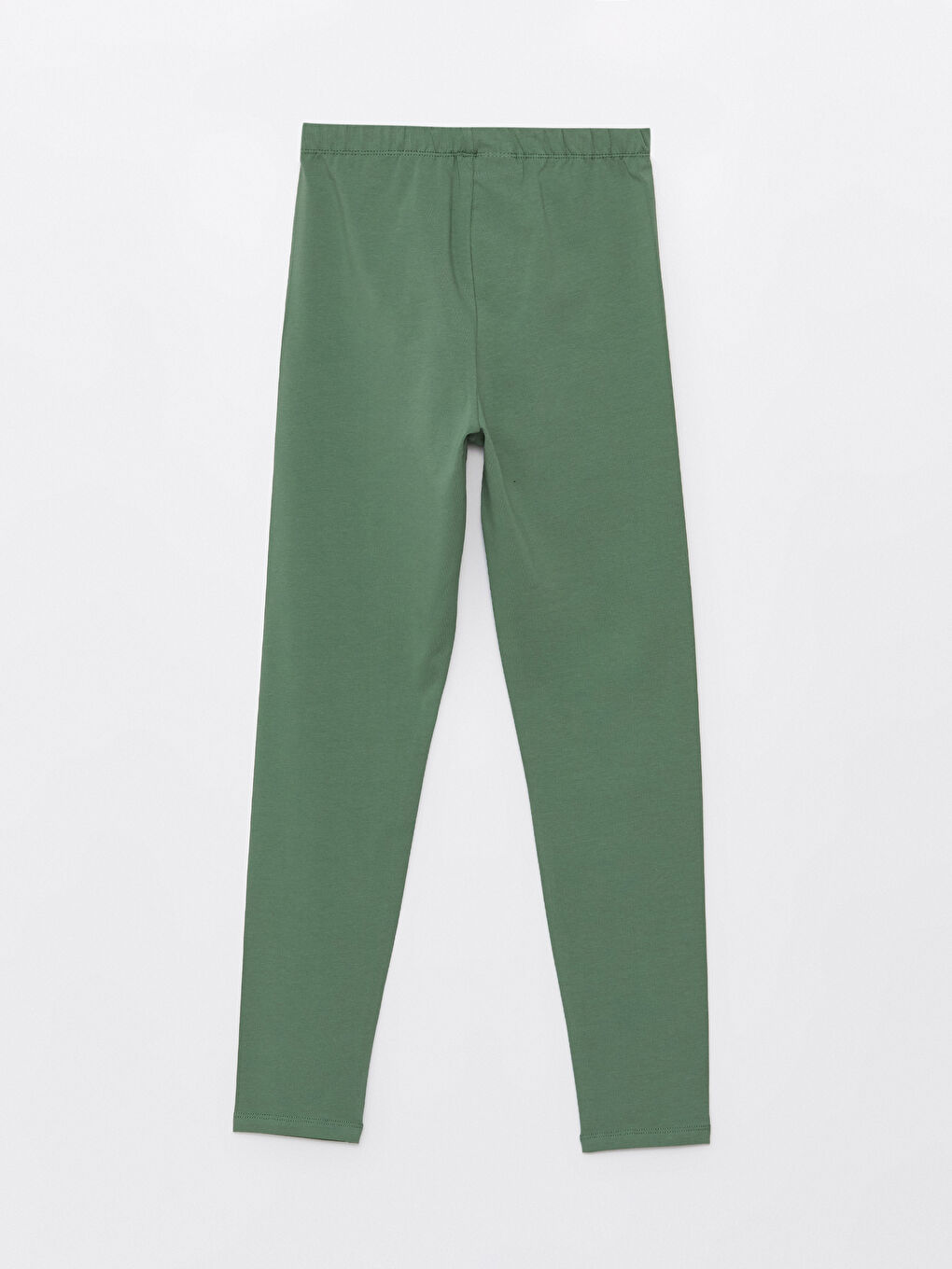 LCW Kids Yeşil Beli Lastikli Basic Kız Çocuk Tayt - 2