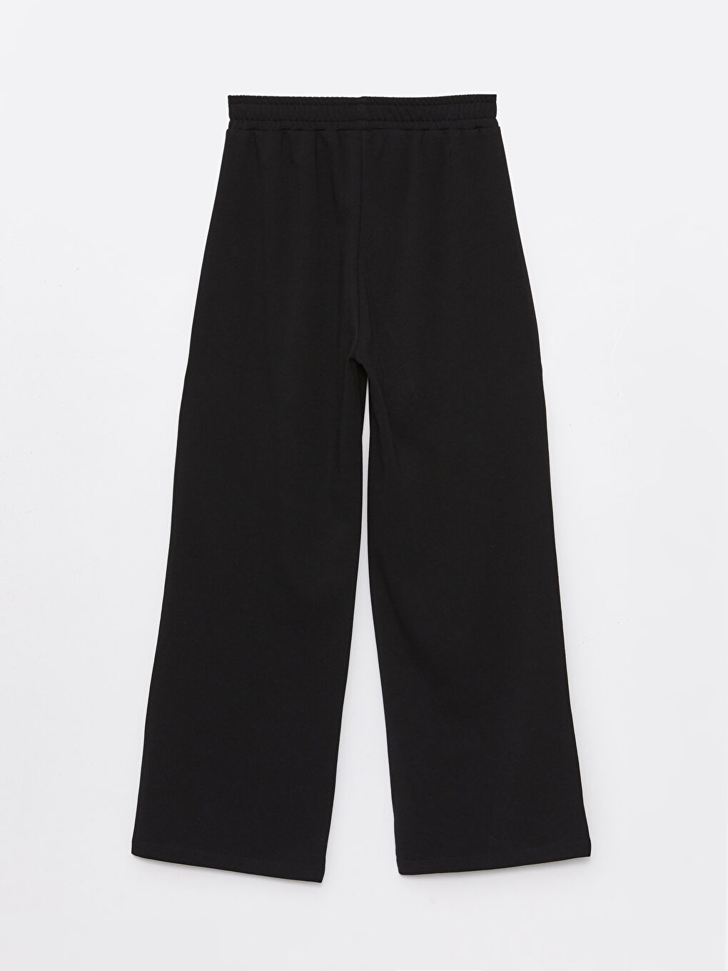 LCW Kids Elasticated Waist Basic Wide Leg Girls' Sweatpants -S42459Z4-CVL