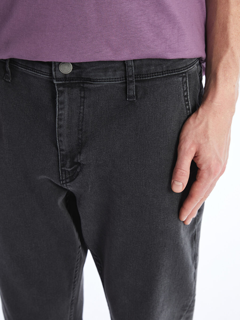 Antrasit 880 Chino Fit Erkek Jean Pantolon-3