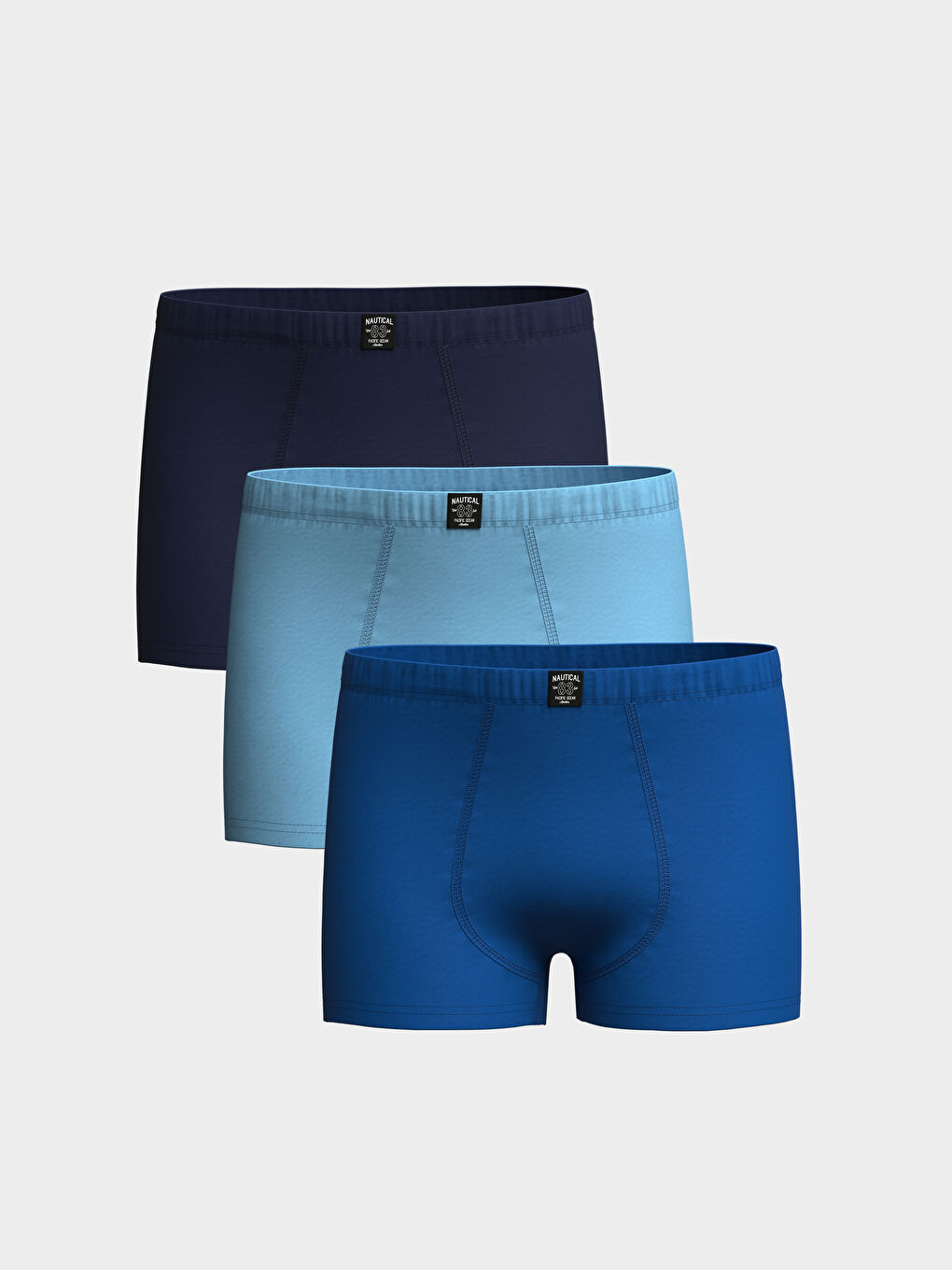 LCW Kids Lacivert Basic Erkek Çocuk Boxer 3'lü