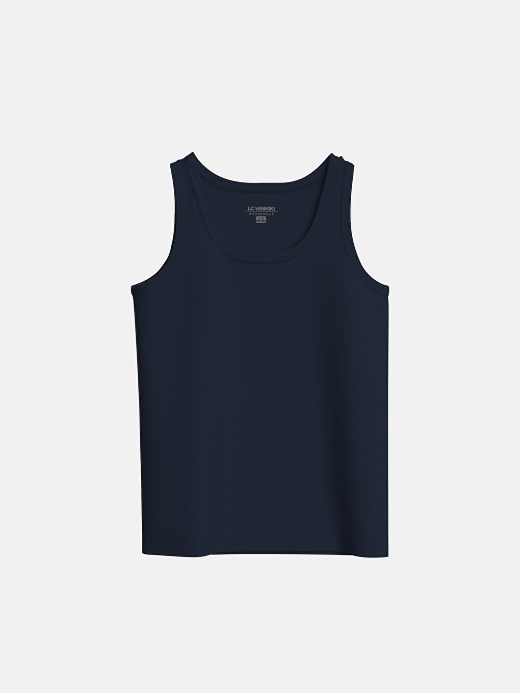 Lacivert Bisiklet Yaka Erkek Çocuk Atlet