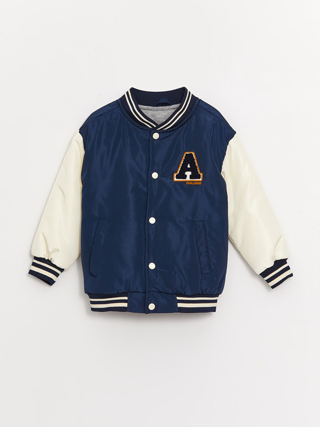 College Neck Baby Boy Bomber Coat -S42566Z1-R4J