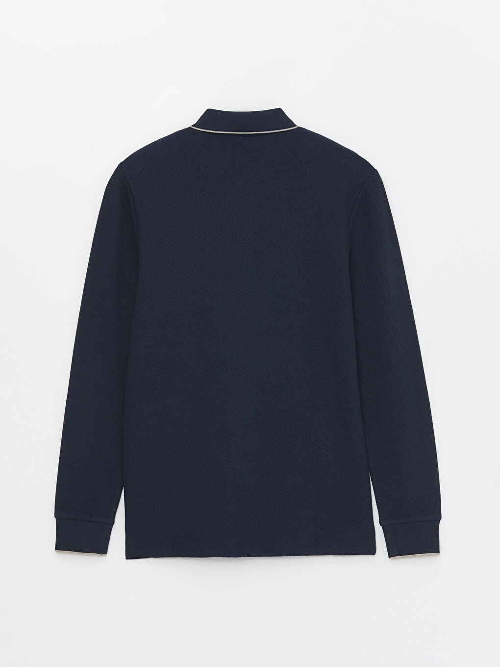 Hanorac cu Guler Polo și Mânecă Lungă pentru Bărbați-6