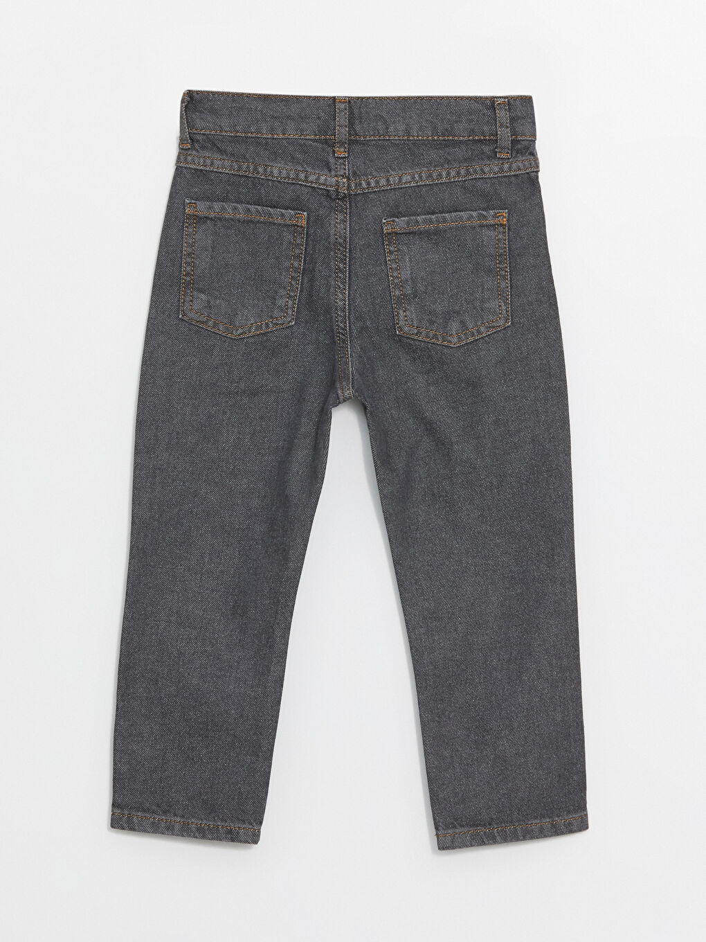 LCW baby Lıght Grey Rodeo Beli Lastikli Basic Erkek Bebek Jean Pantolon - 4