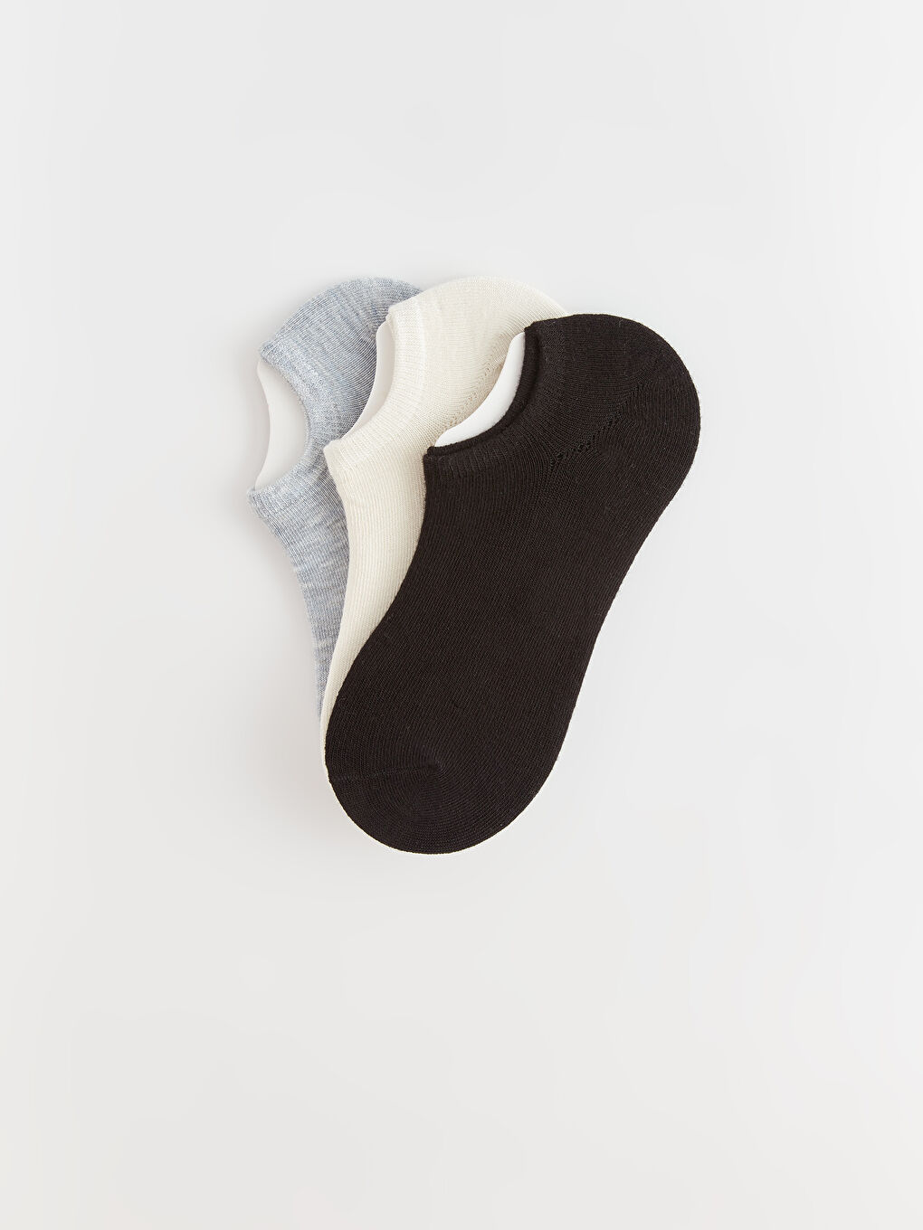 LCW DREAM Damen Schlichte Sneaker-Socken 3er-Pack -S42664Z8-LAL