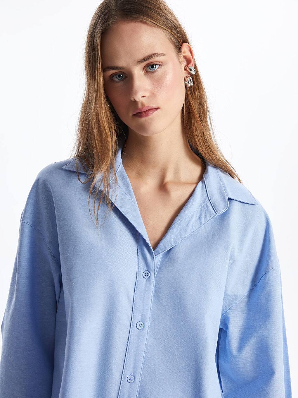 Oxford Women's Shirt -S42704Z8-FMR