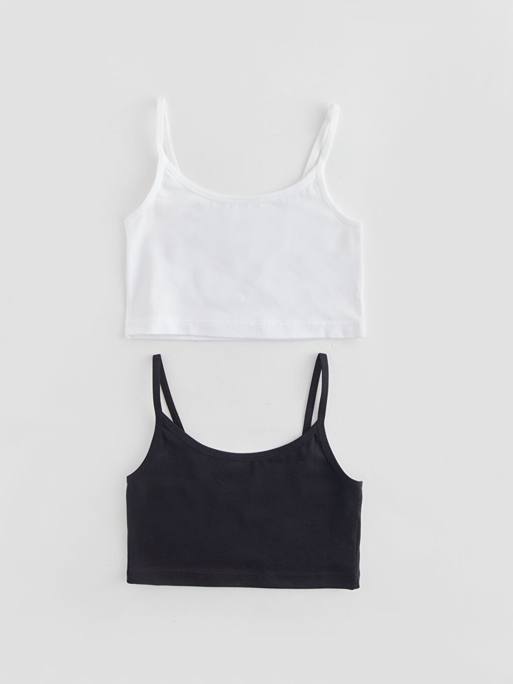 U Neck Girl's Bustier 2-Pack