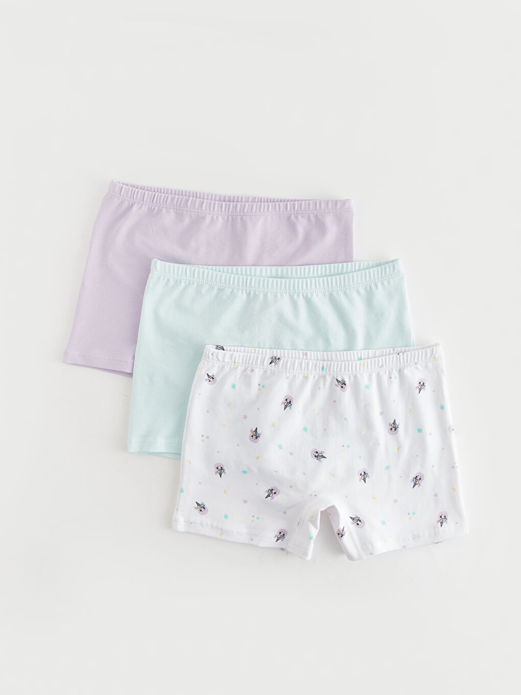 Printed Girls' Boxer 3-packs