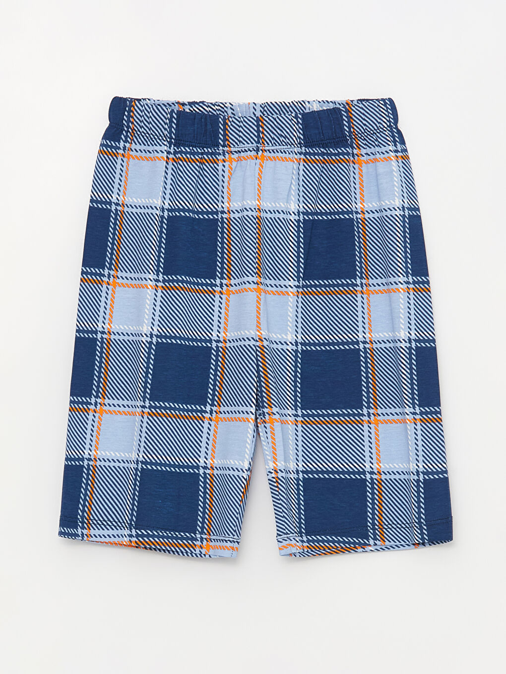 Crew Neck Printed Short Sleeve Boys' Shorts Pyjama Set-3