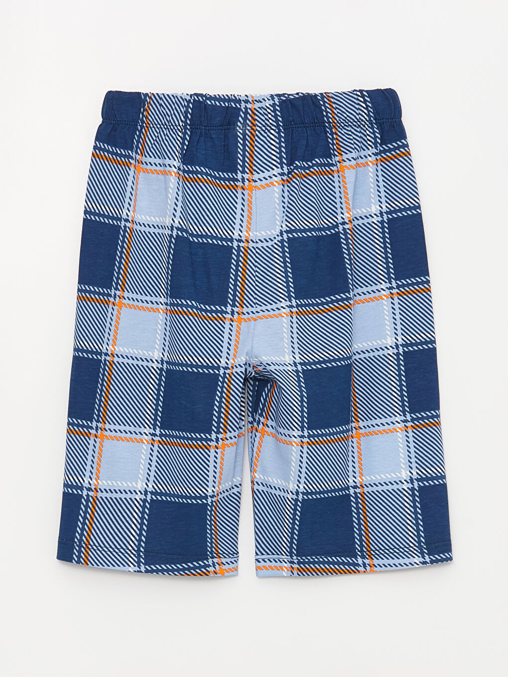 Crew Neck Printed Short Sleeve Boys' Shorts Pyjama Set-4