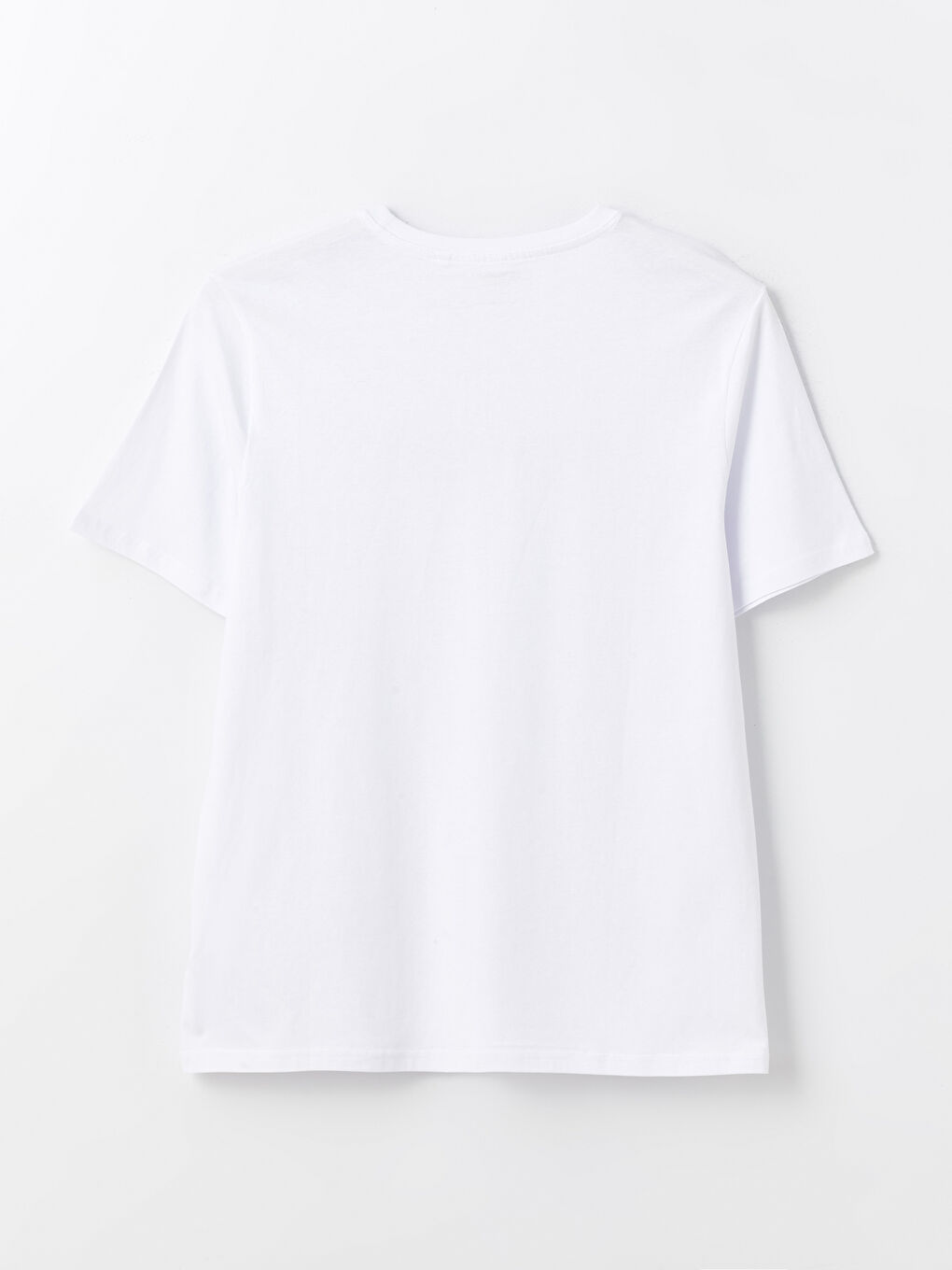 Crew Neck Short Sleeve Printed Combed Cotton Men's T-shirt -S42852Z8-Q6K