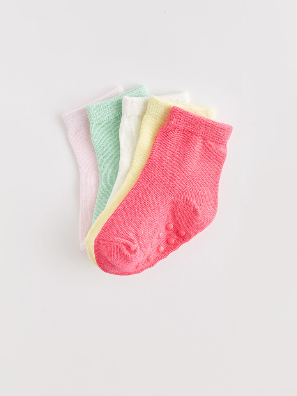 Chaussettes de Cheville Basiques pour Filles Bébé Lot de 5 Pièces-2