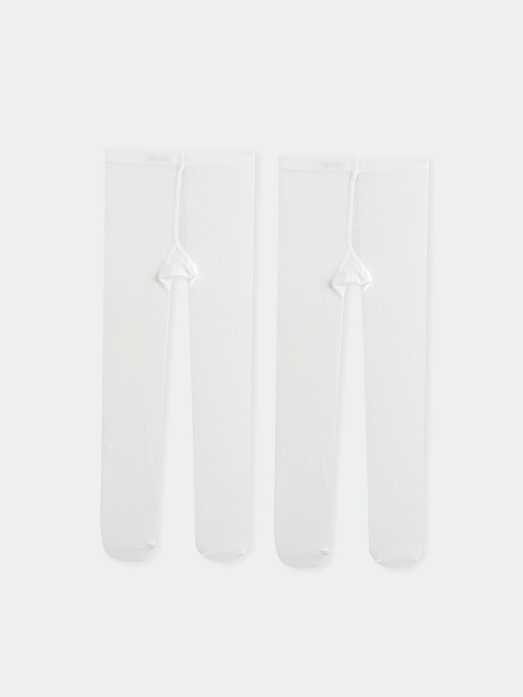 LC Waikiki Basic Baby Girls' Tights 2 Pack -S43021Z1-TGG