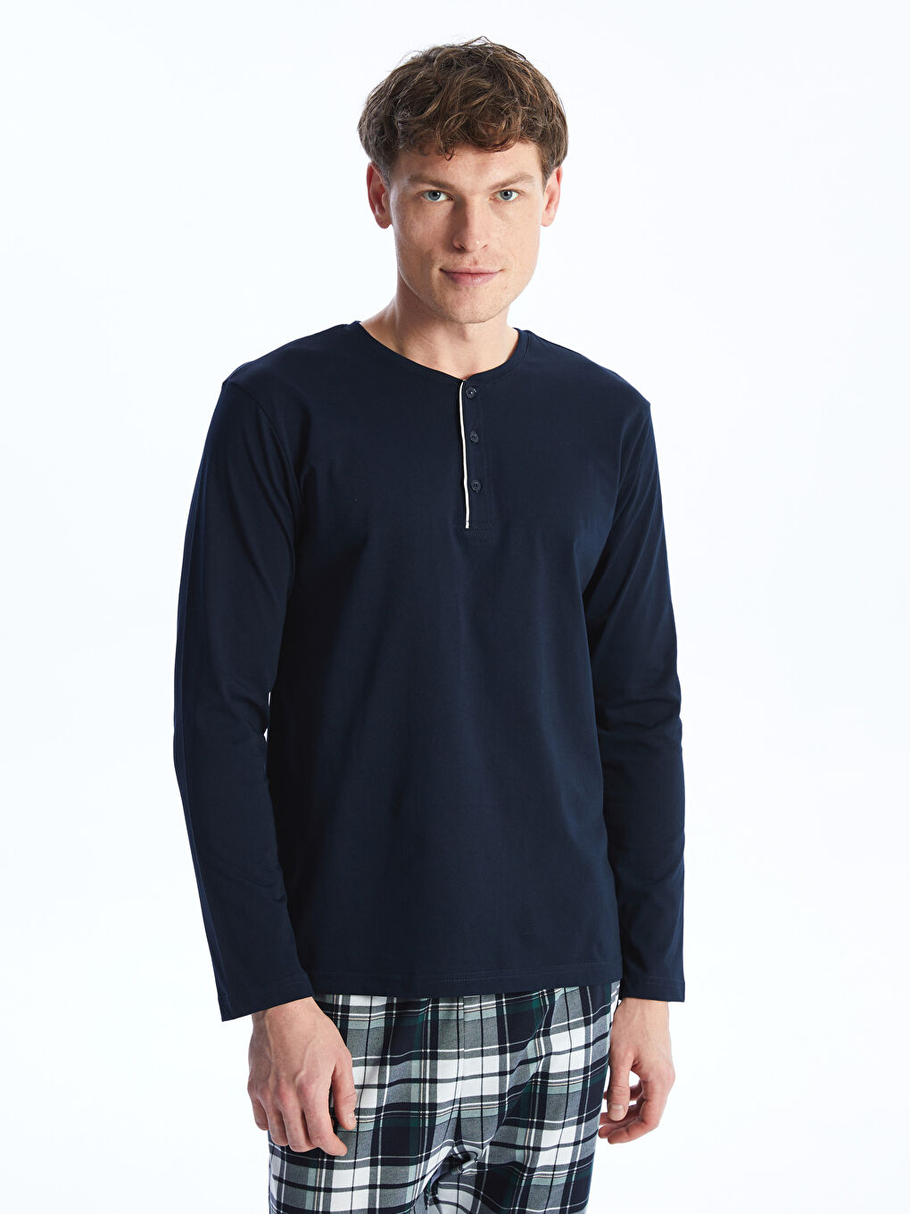 Regular Fit Men's Pyjama Set -S43121Z8-LSJ