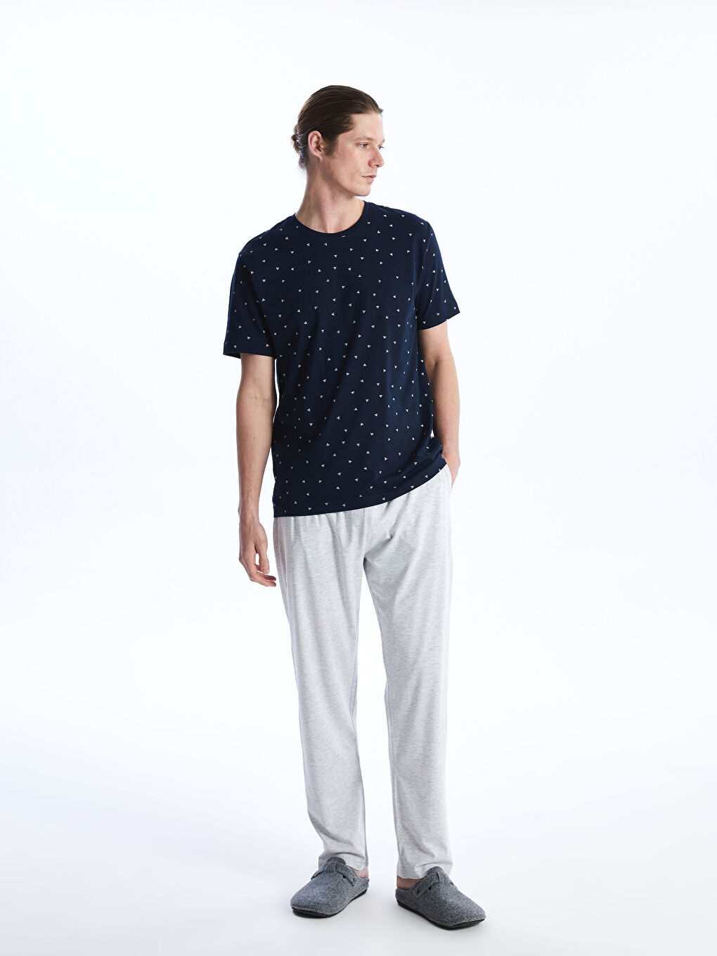 LC WAIKIKI Lacivert Standart Kalıp Erkek Pijama Takımı