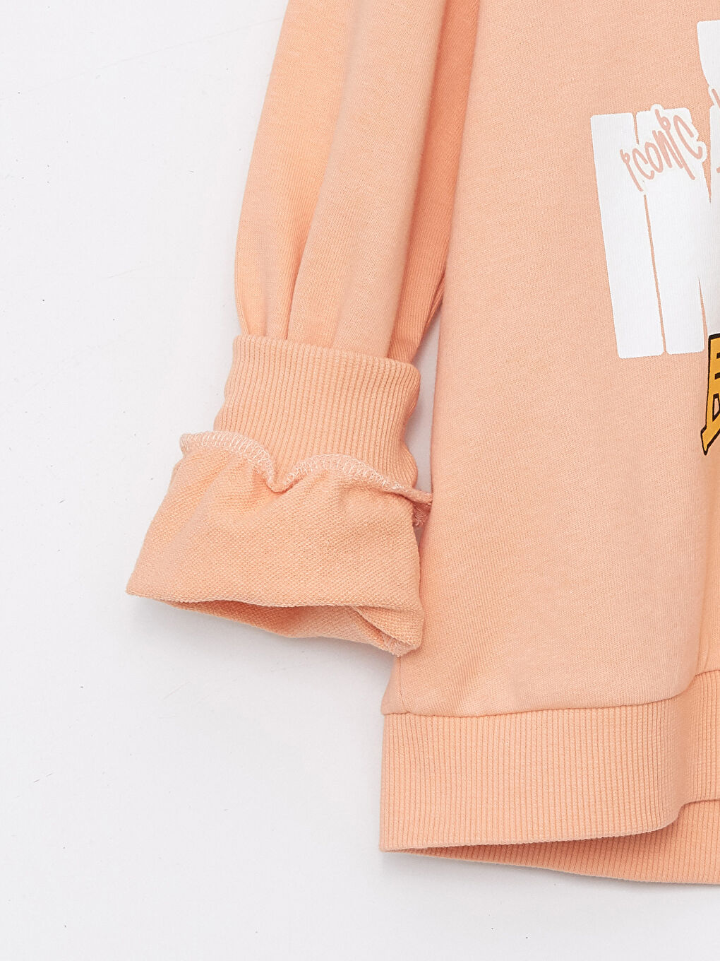 Printed Long Sleeve Girls' Hoodie -S43230Z4-VVW