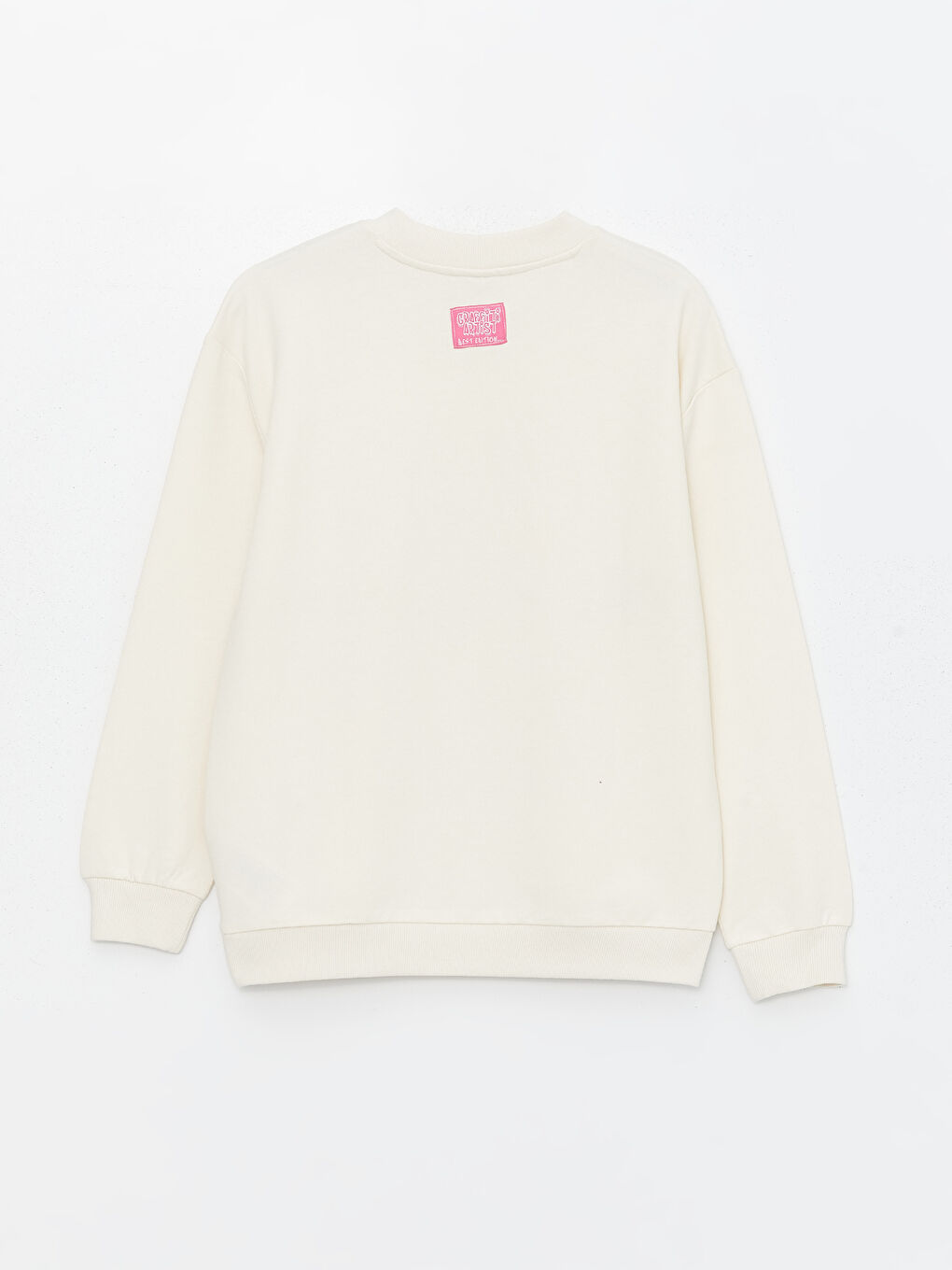 Crew Neck Printed Long Sleeve Girls' Sweatshirt -S43231Z4-FRC