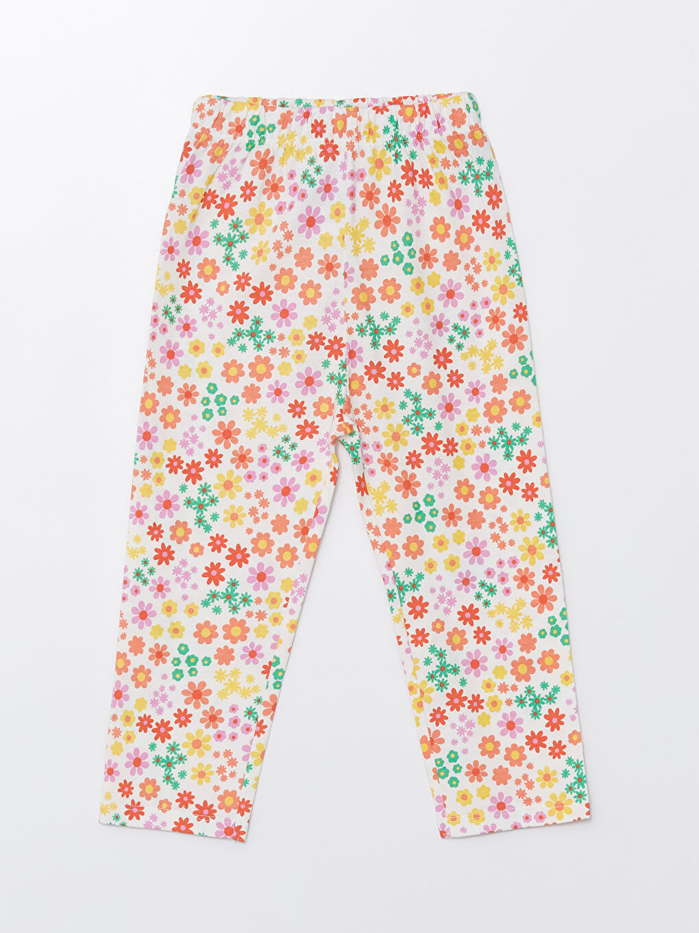 Polo Neck Long Sleeve Floral Baby Girls' Pyjama Set -S43250Z1-LRA