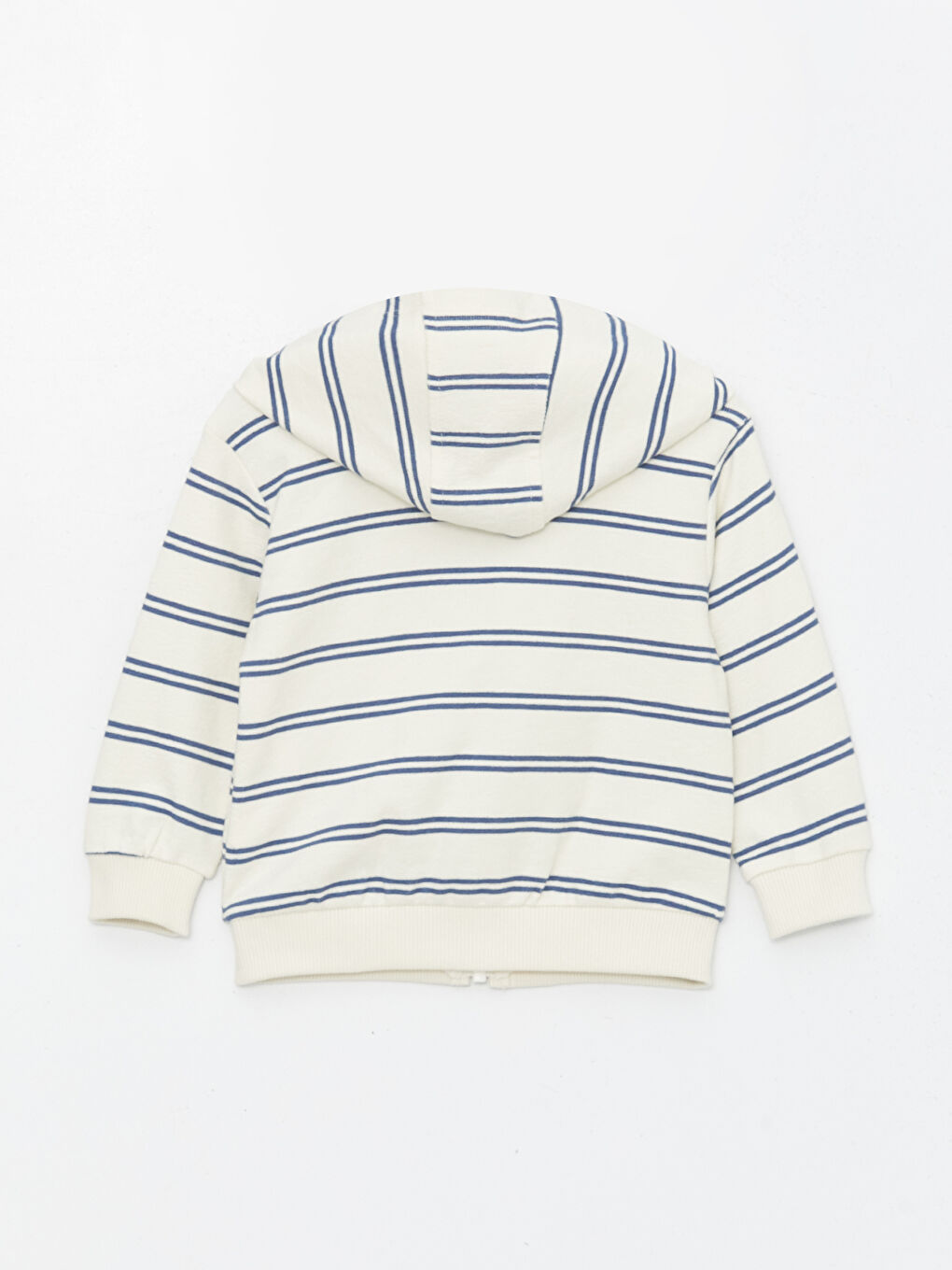 Ekru Kapüşonlu Erkek Bebek Hırka-1