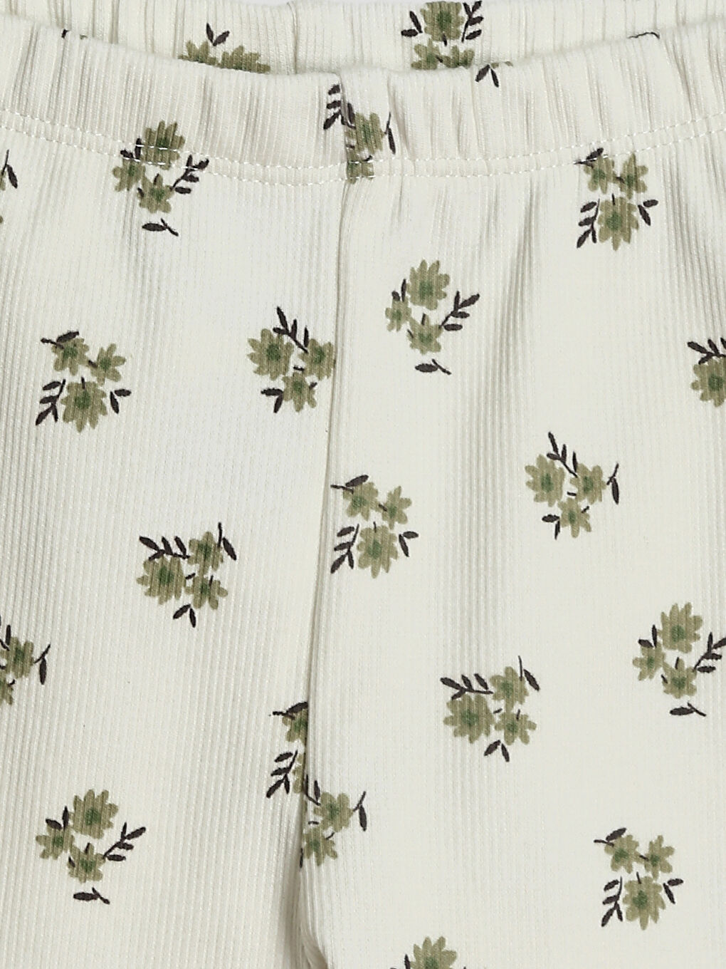 بلوز و پانتۆڵی کورت خێچەی چاپی یەخە خڕی کچانی ساوا ٢ دانە پێکەوە-6