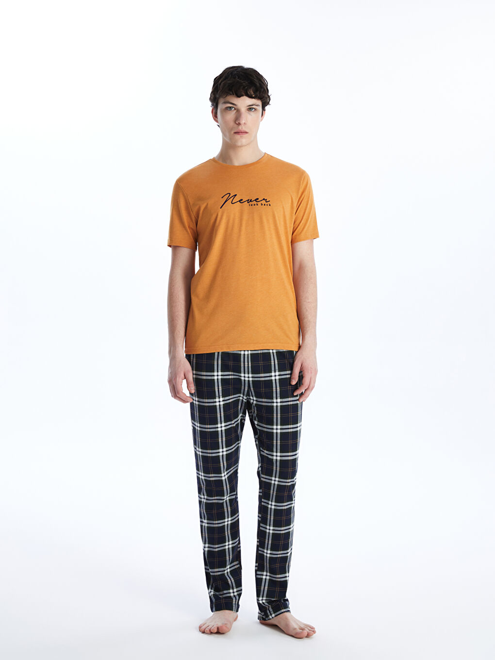 Regular Fit Men's Pyjama Set -S43358Z8-LRR