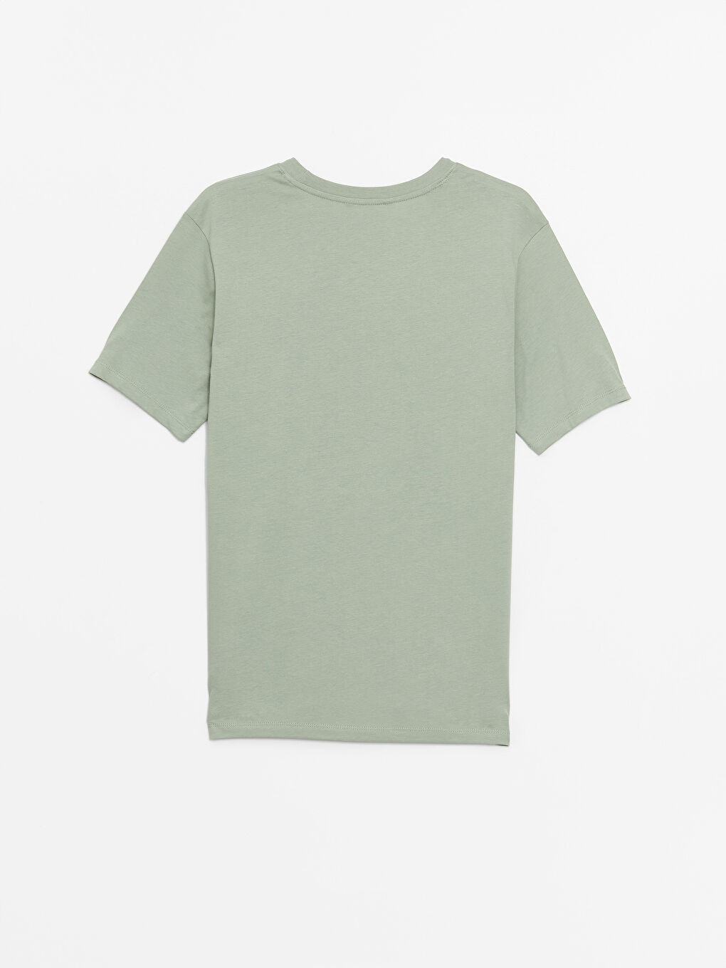 Crew Neck Short Sleeve Printed Combed Cotton Men's T-shirt-6