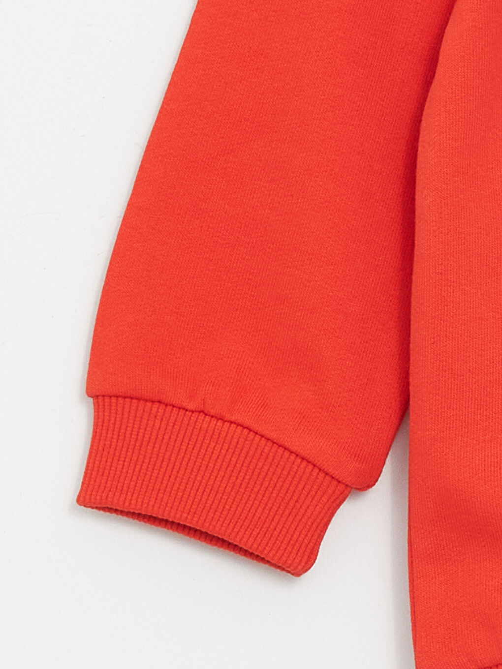 Kırmızı Bisiklet Yaka Uzun Kollu Spider-Man Baskılı Erkek Bebek Sweatshirt-1