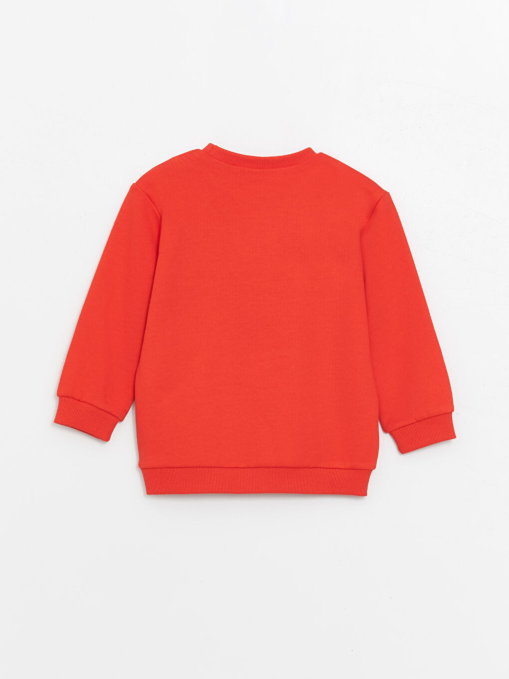 Kırmızı Bisiklet Yaka Uzun Kollu Spider-Man Baskılı Erkek Bebek Sweatshirt-2